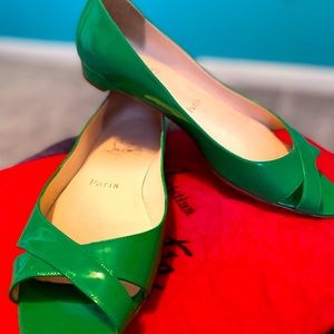 Kelly Green Christian Louboutin size 7 (US)